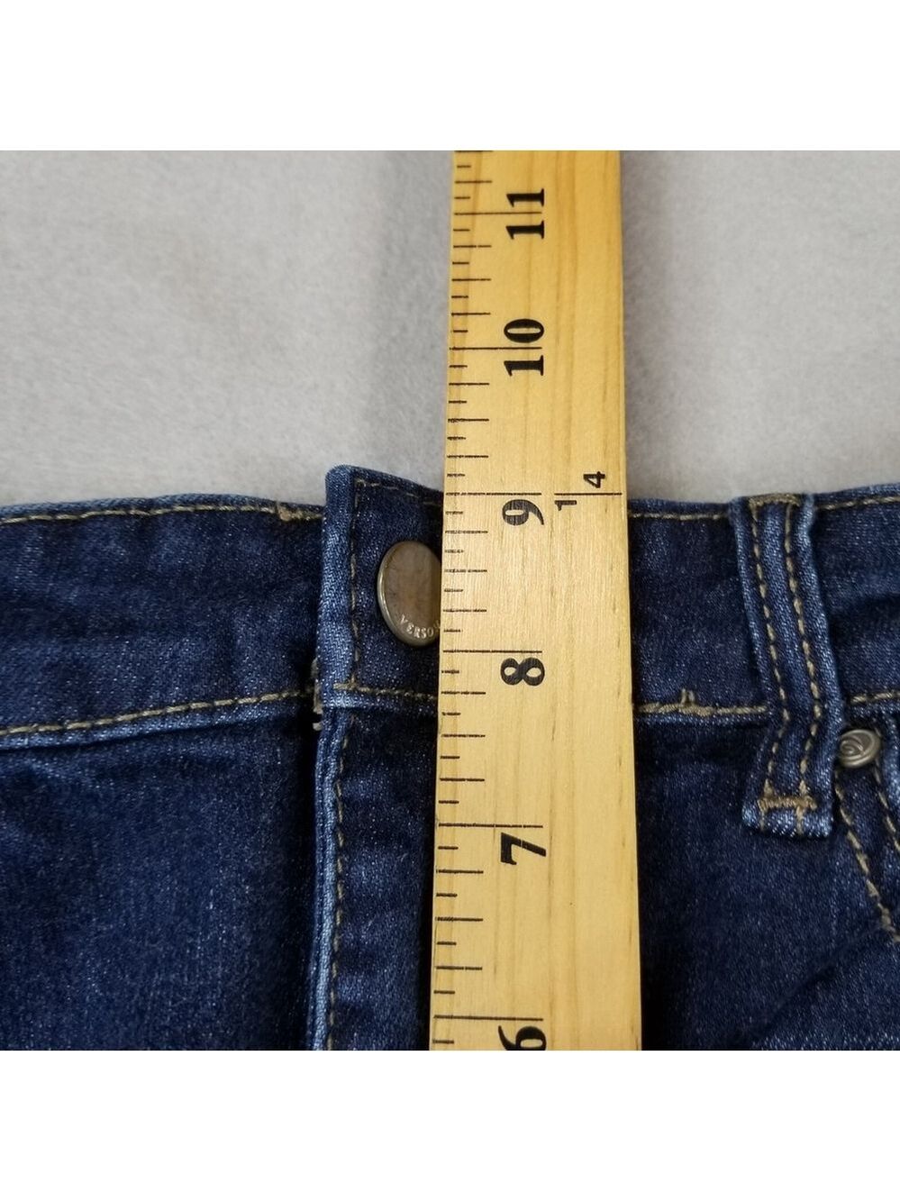 Versona Jeans Size 27 Blue Denim Modern Stretch 26X27 Straight - Picture 6 of 11
